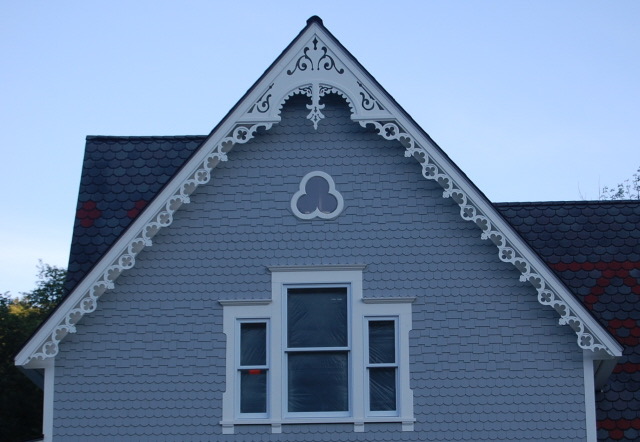 PVC Style N Gable Decoration with custom extensions PVC Style N Gable Decoration with custom extensions